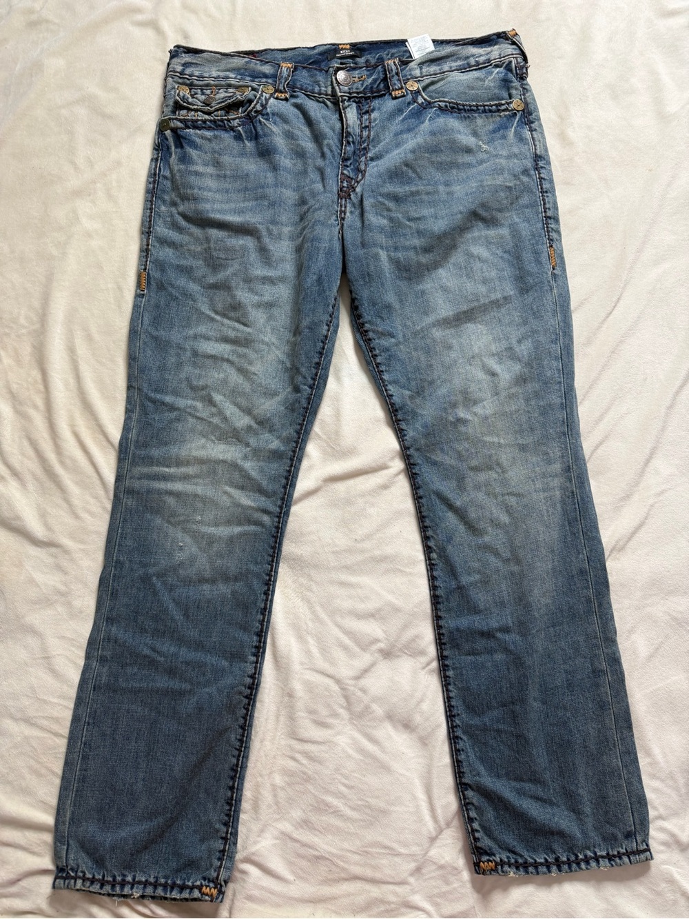 True Religion Slim Men's Jeans - Blue Wash